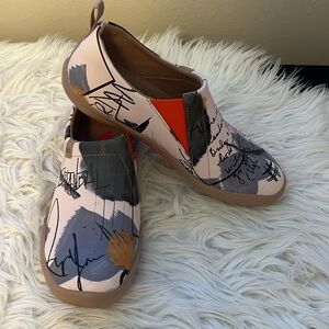 UIN Toledo Artistic Slip-On Comfortable Lightweight Sneaker Size 8